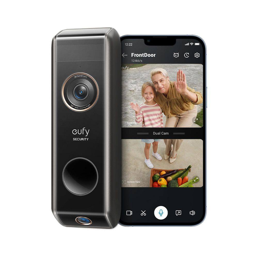 EUFY SECURITY Security Battery Dual Cam 2K Doorbell E8213J11