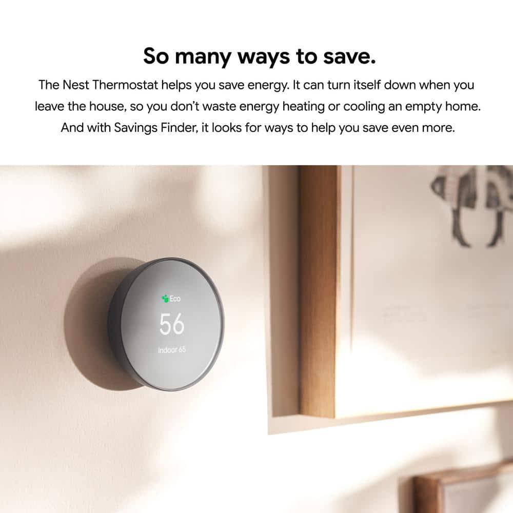 Google Nest Thermostat  Smart Programmable WiFi Thermostat  Sand