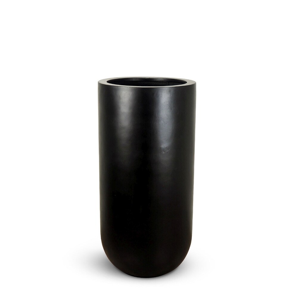 Round Bottom Planter in White Matte Finish 36\