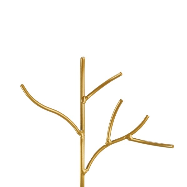 Gold Metal 36inch Ornament Tree