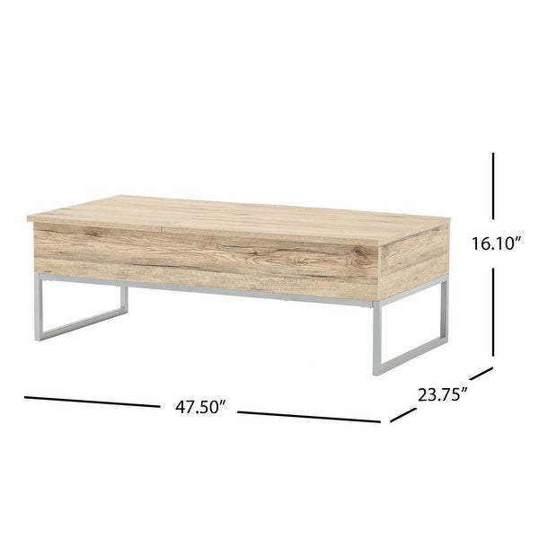 Christopher Knight Home Dual Lift-top Wood Storage Coffee Table