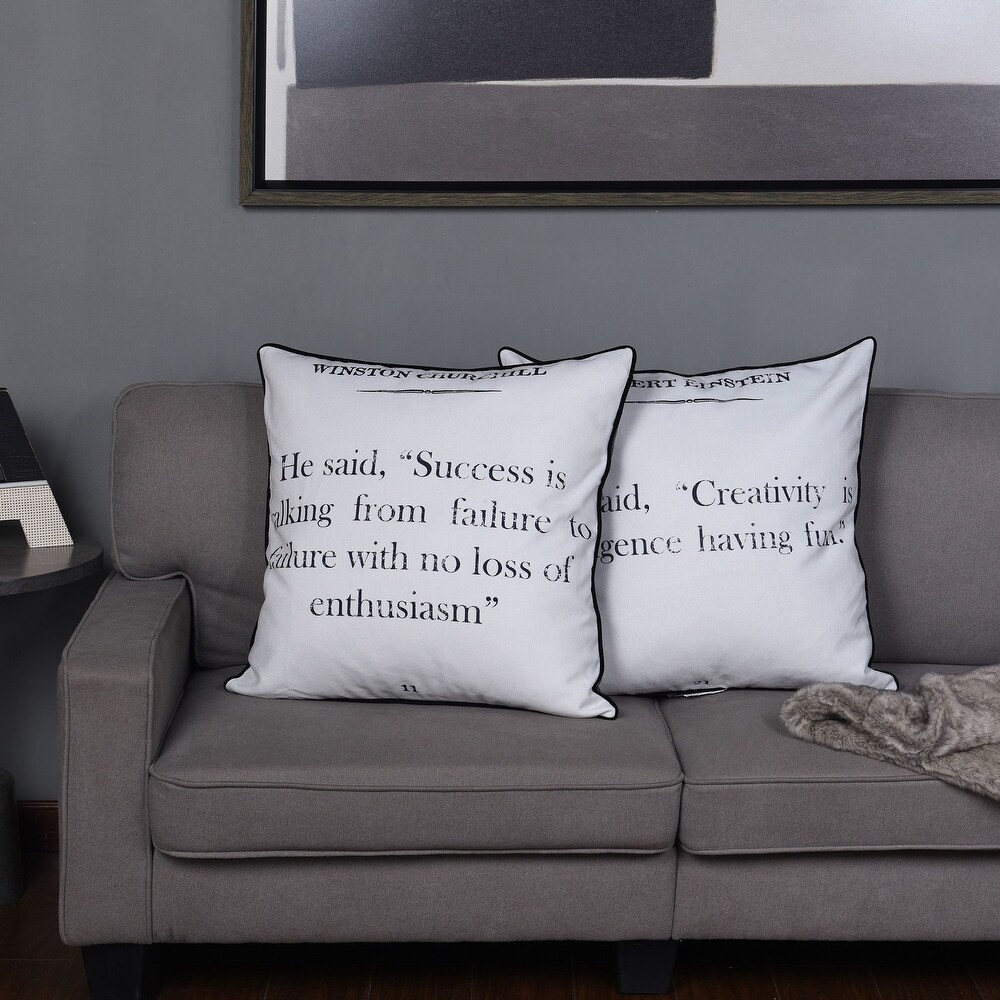 Dann Foley   Double Sided Quote Pillow