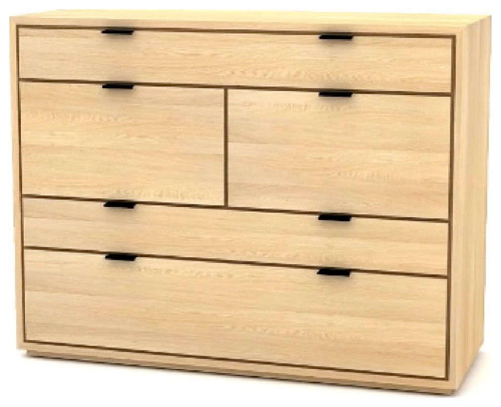 Natural Oak Chest of Drawers  Tikamoon Senson   French Country   Accent Chests And Cabinets   by Oroa   Distinctive Furniture  Houzz