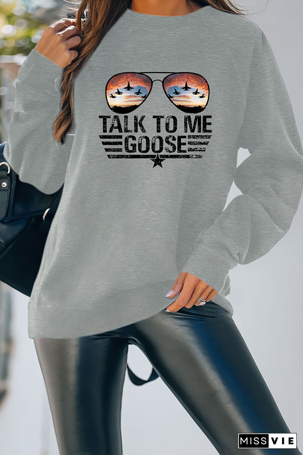 Talk To Me Goose Sweatshirt Wholesale