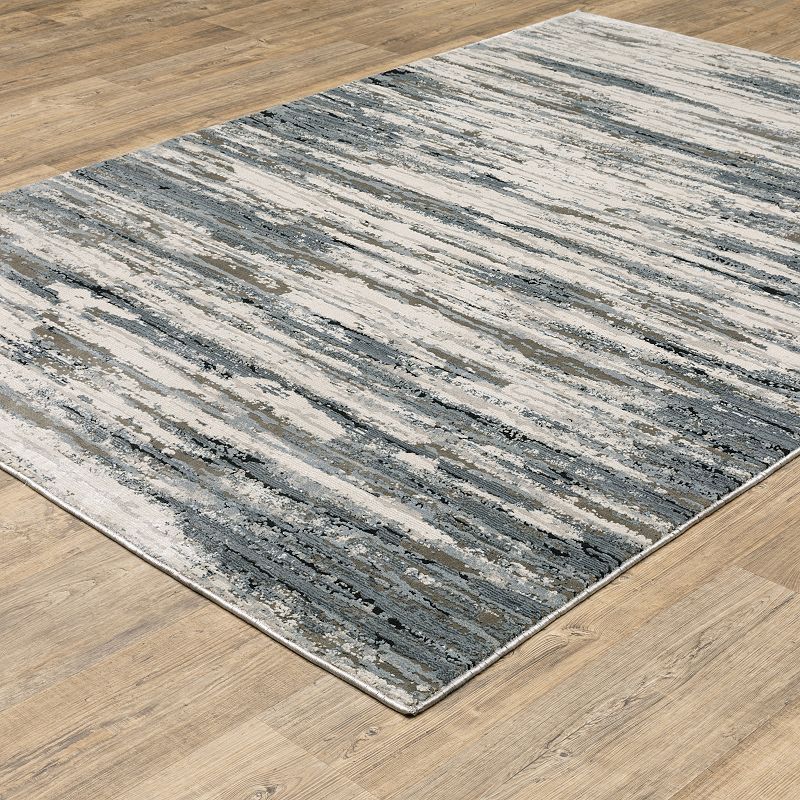 StyleHaven Cameron Distressed Waves Abstract Area Rug