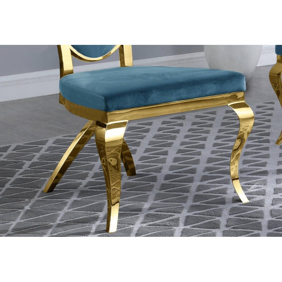 Best Quality Furniture Faux Crystal Chairs with Gold Stainless Steel