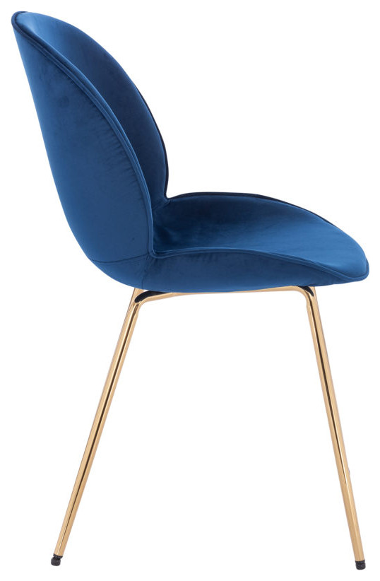 Lotus Gold Chair   Midcentury   Dining Chairs   by HomeCraftDecor  Houzz