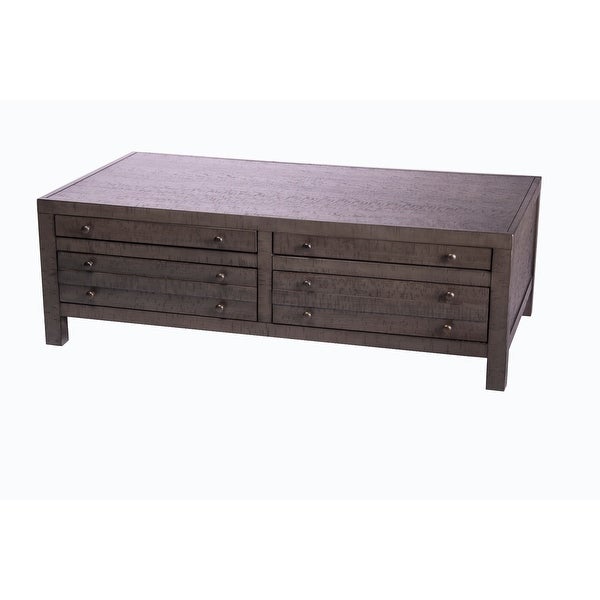 Best Quality Furniture Rustic Wood 4-Drawer Storage Coffee Table - Coffee Table