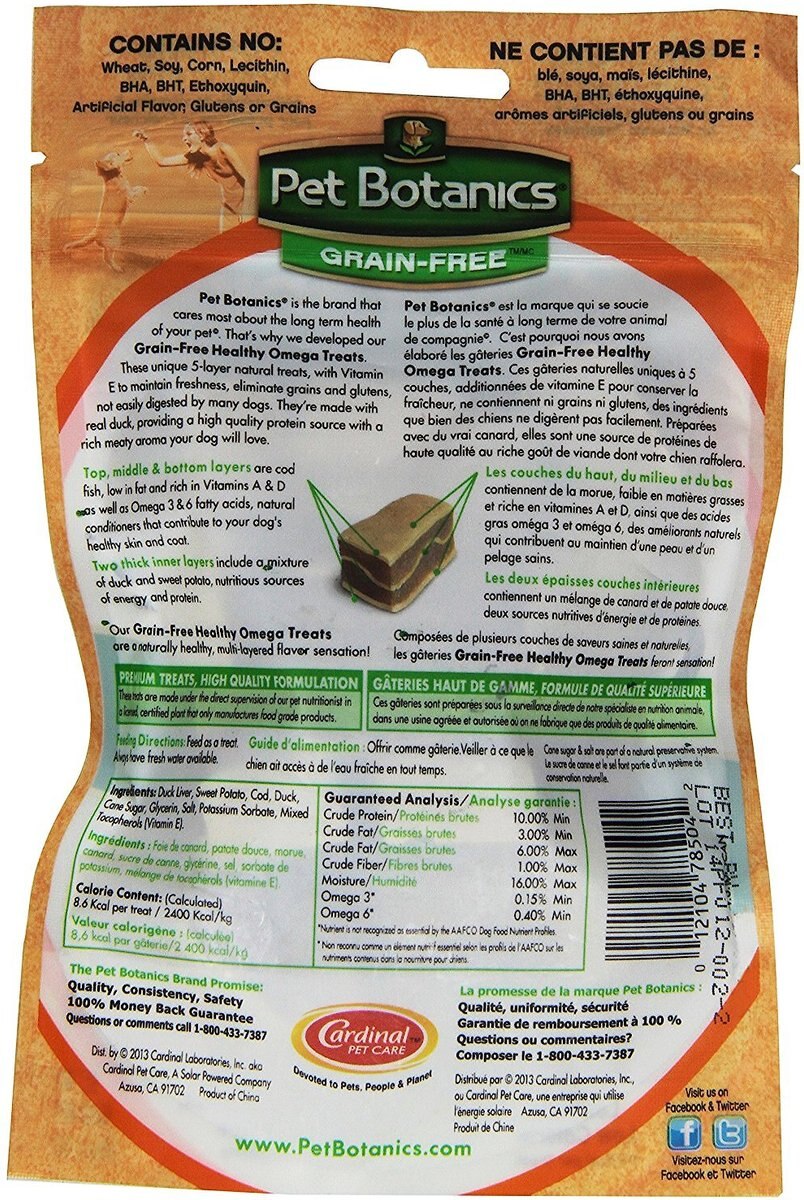 Pet Botanics Healthy Omega Duck Flavor Grain-Free Dog Treats