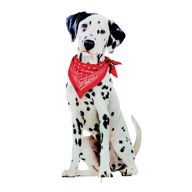 Collections Etc Realistic Dalmatian With Bandana Decorative Garden Stake