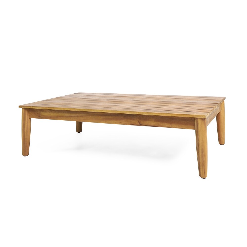 Magnolia Outdoor Acacia Wood Coffee Table by Christopher Knight Home   39.50\