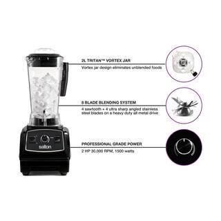 Salton 2.0 LQt Power Blender in Black BL1486BLBT