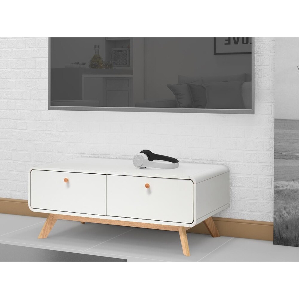 Ren Home Leva Media Console TV Stand with Storage