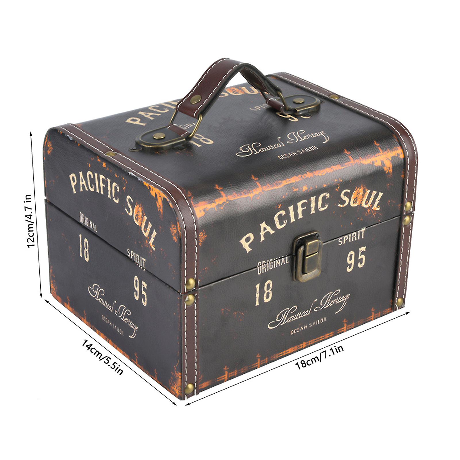 Popular Delicate American Vintage Storage Container Retro British Style Jewelry Box (small)