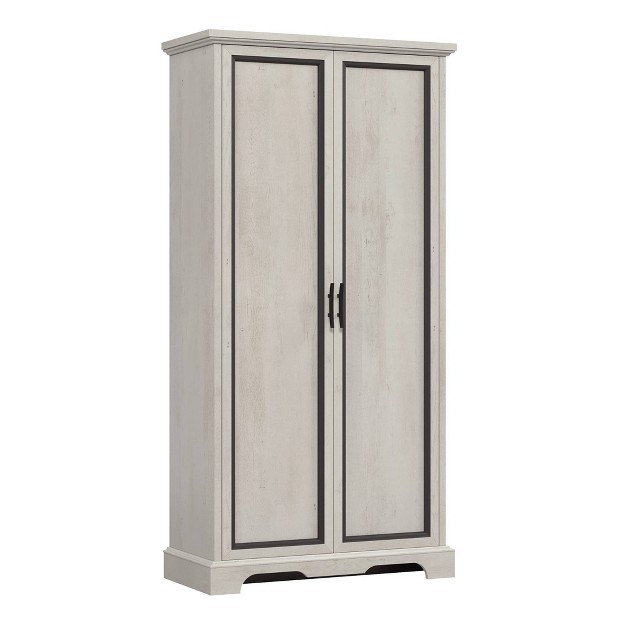 Carolina Grove 2 Door Storage Cabinet Winter Oak Sauder