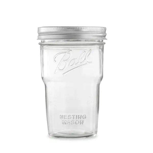 Ball 4-Pack 16 oz Pint Wide Mouth Nesting Jar