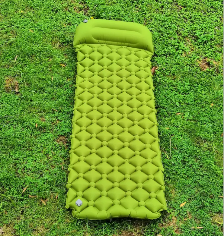 High quality hiking travel Inflatable hammock tpu insulated folding Sleeping bag air Pad foldable Light Camping Mat Mattress