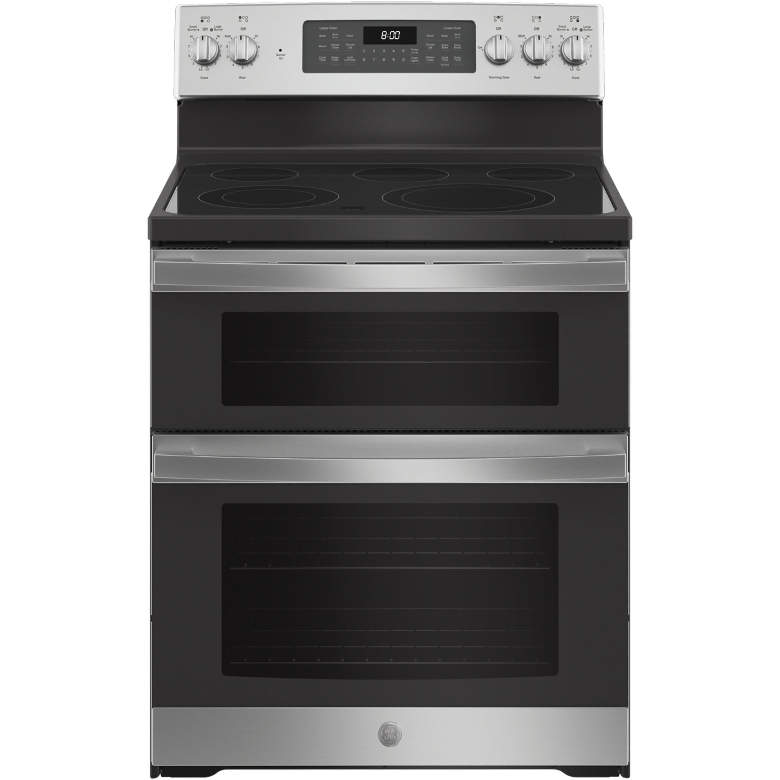 GE 30-inch Freestanding Electric Range with Convection Technology JBS86SPSS