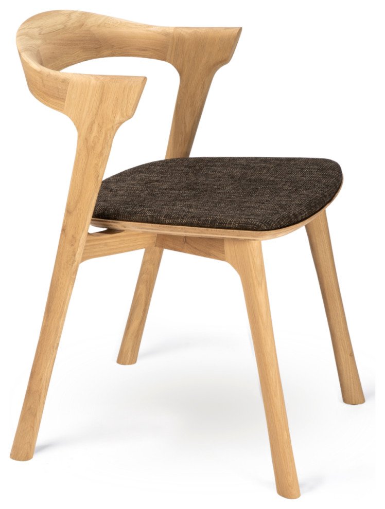 Leather Cushioned Dining Chair  OROA Bok   Midcentury   Dining Chairs   by Oroa   Distinctive Furniture  Houzz