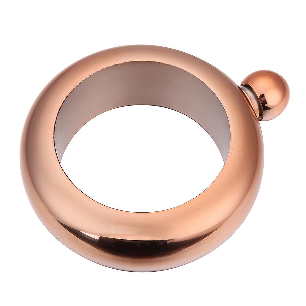 Portable Bracelet Flagon Stainless Steel Bangle Wine Pot Flask Alcohol Liquor Whisky Hip Festival Jewelry