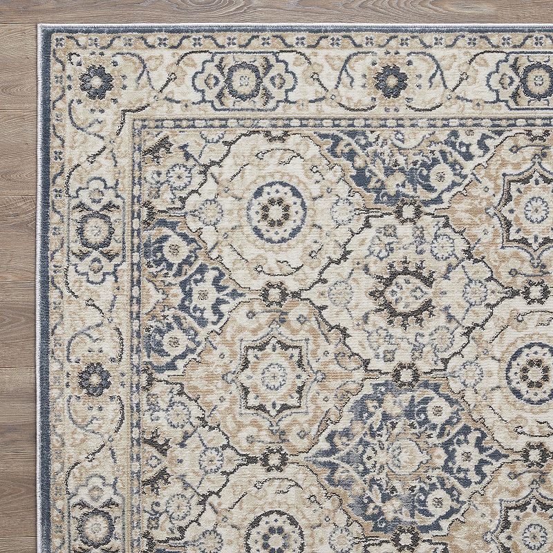 Loomaknoti Kehleigh Dravan Blue Area Rug