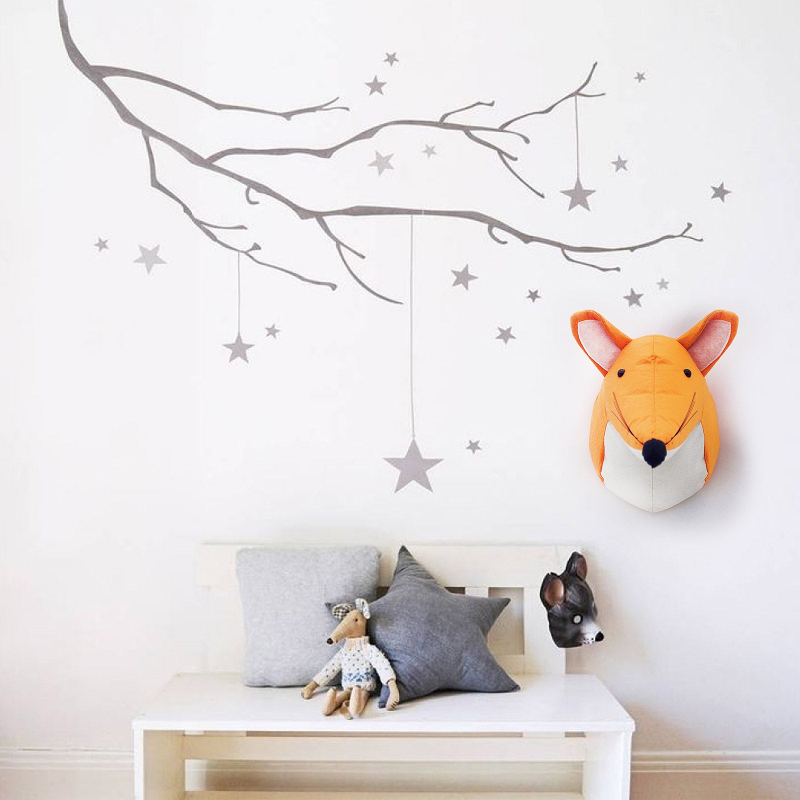 Handmade Cute Fox Wall Decoration  T18117