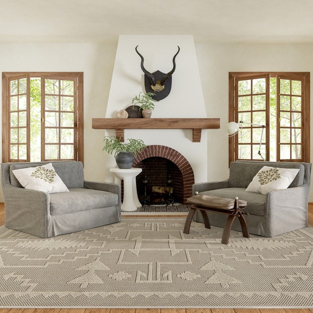 Lauren Liess X Rugsusa Sequoia Textured Indoor outdoor Area Rug