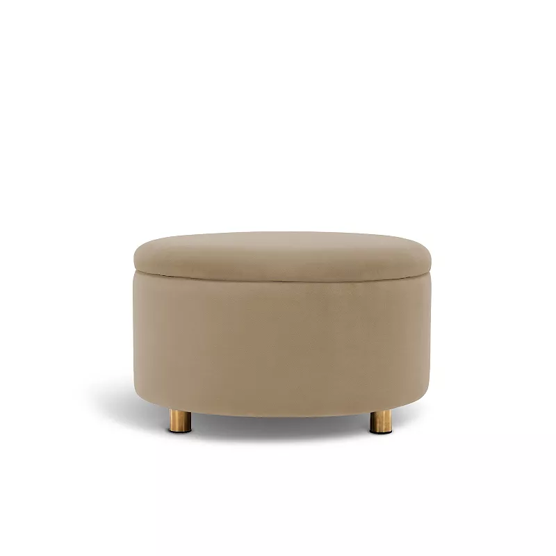 Sadie Storage Round Ottoman