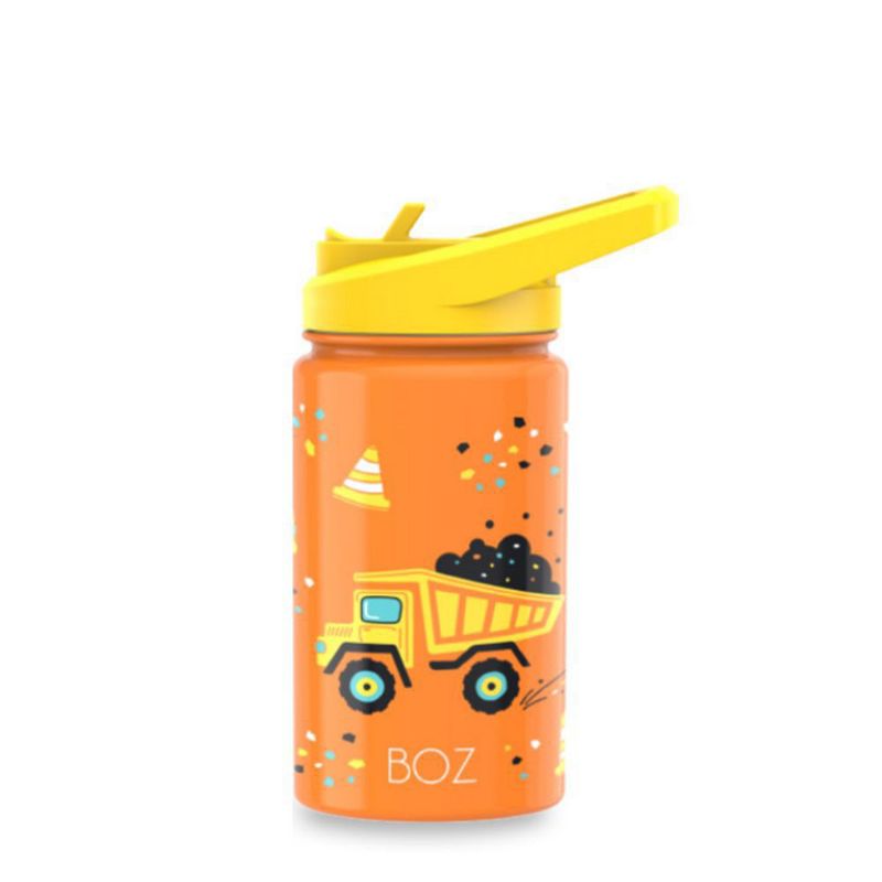 BOZ Kids Stainless Steel Insulated Water Bottle with Straw Lid