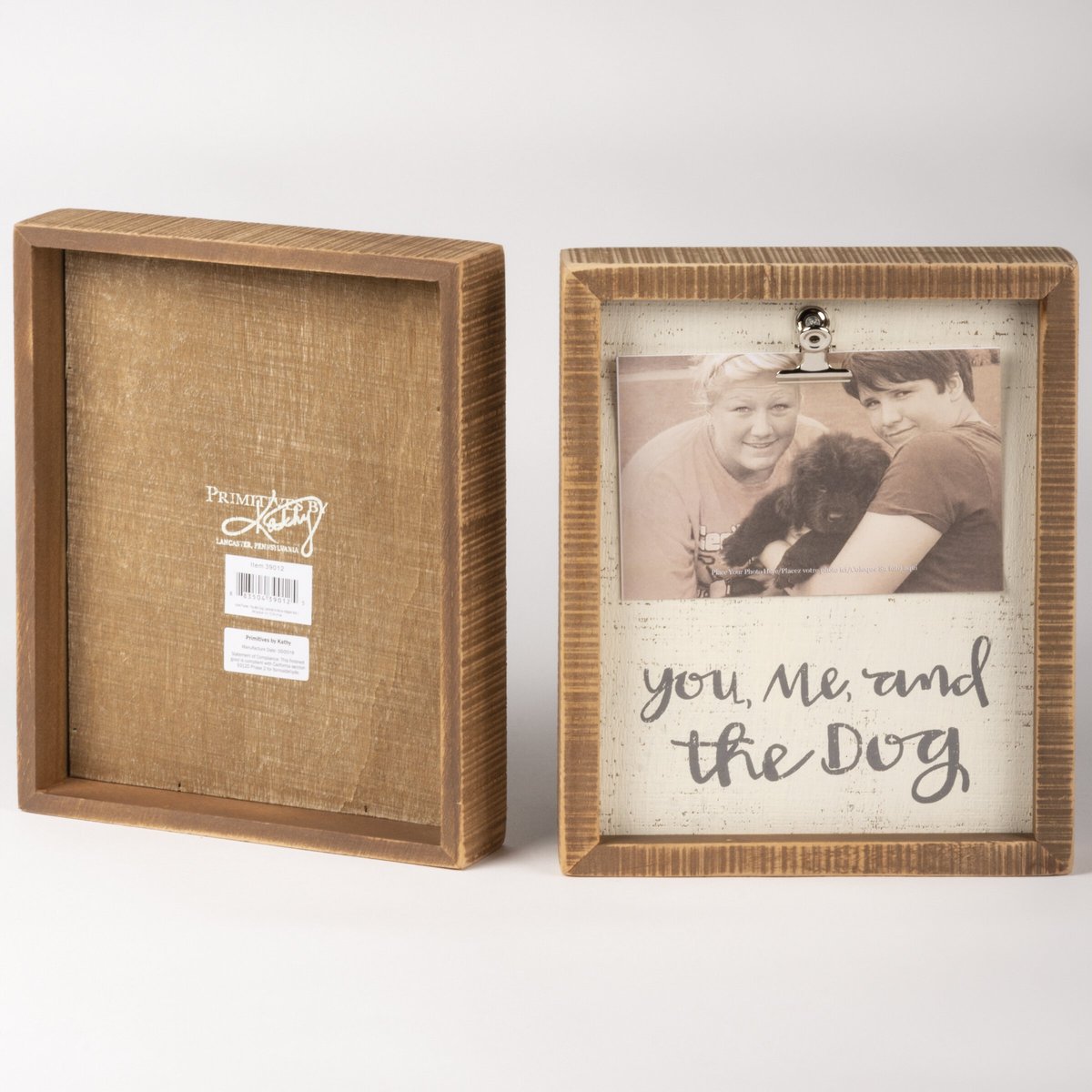 Primitives by Kathy You Me Dog Inset Box Frame