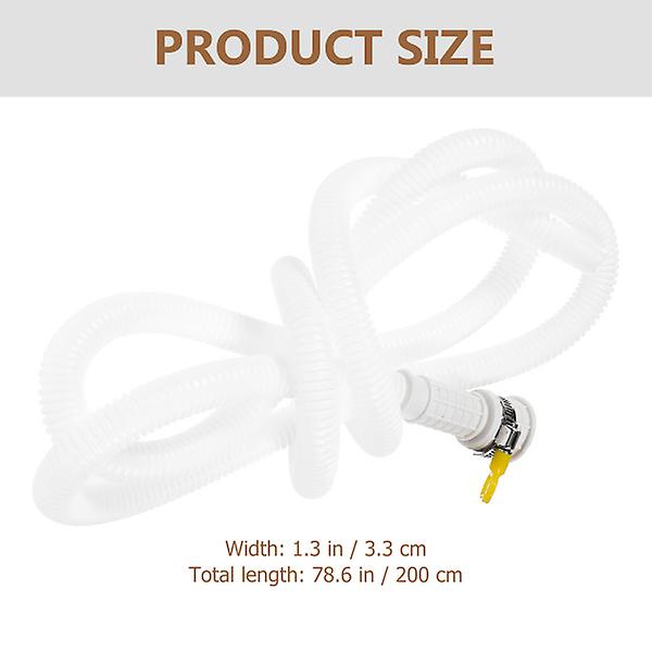 Air Conditioner Drain Hose 2m Mini Split Drain Hose Portable Ac Drain Hose