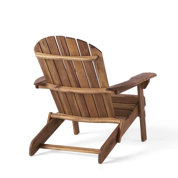 Hanlee Acacia Wood Folding Adirondack Chair by Christopher Knight Home