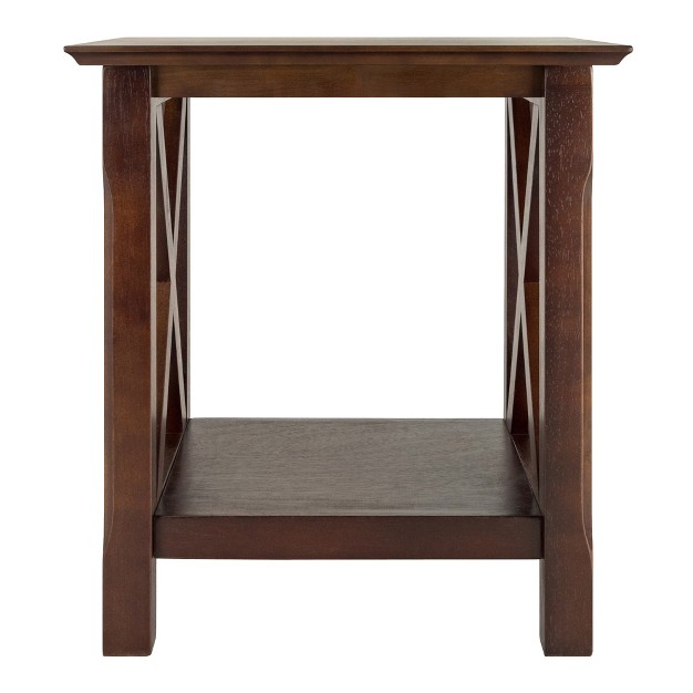 Xola End Table Cappuccino Winsome