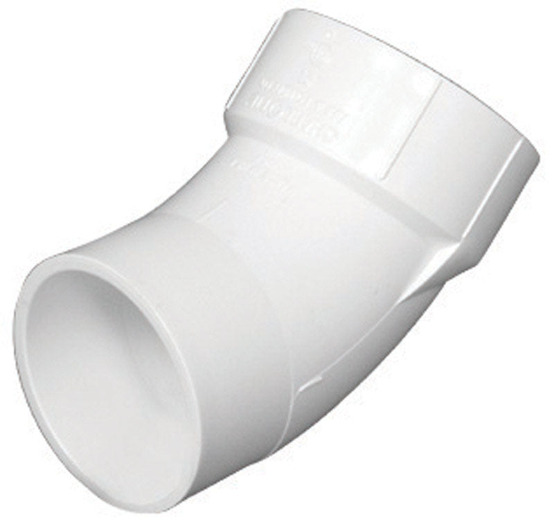 ELBOW 45PVC DWV STREET2