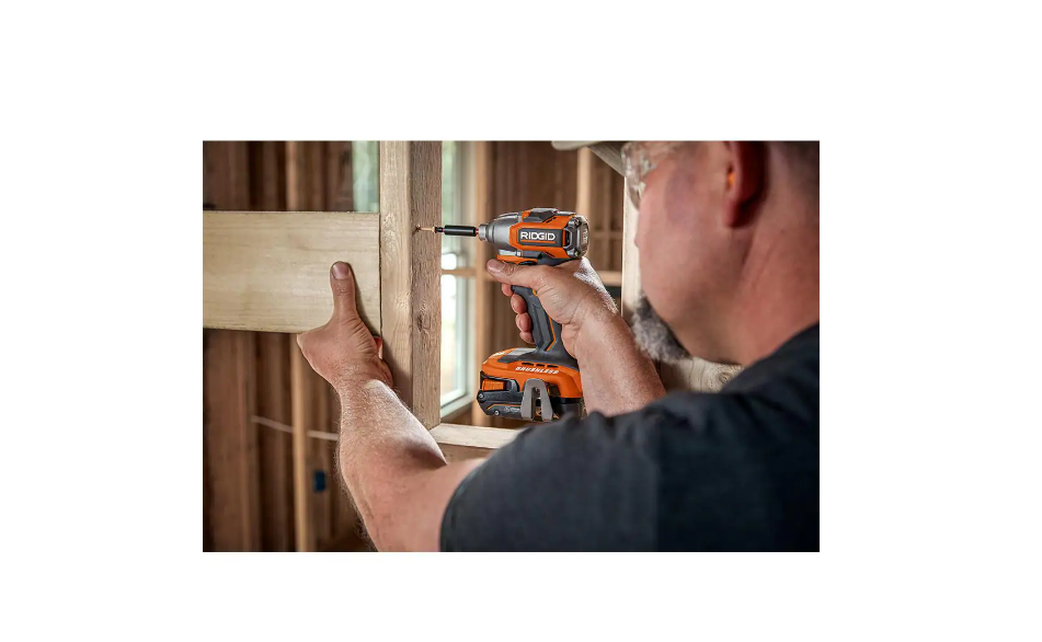 RIDGID R9224SBN 18V Lithium-Ion Brushless Cordless SubCompact Combo Kit (3-Tool) with (2) 2.0 Ah Lithium Battery， Charger and Bag