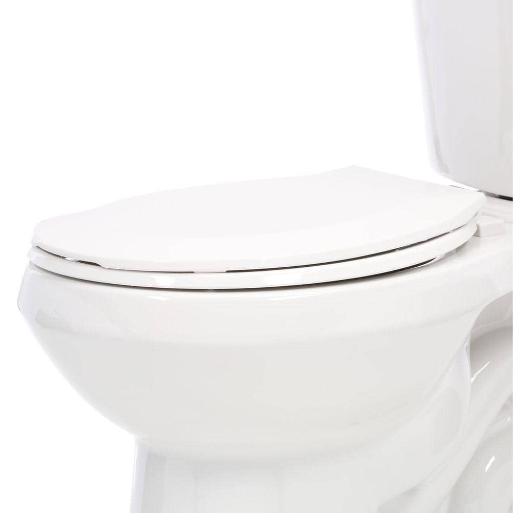 Glacier Bay 2-piece 1.1 GPF1.6 GPF Dual Flush Round Toilet in. White Seat Included (6-Pack ) N2428R-DF