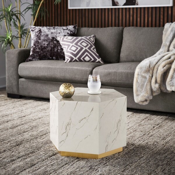 Darcy Faux Marble Coffee Table by iNSPIRE Q Bold