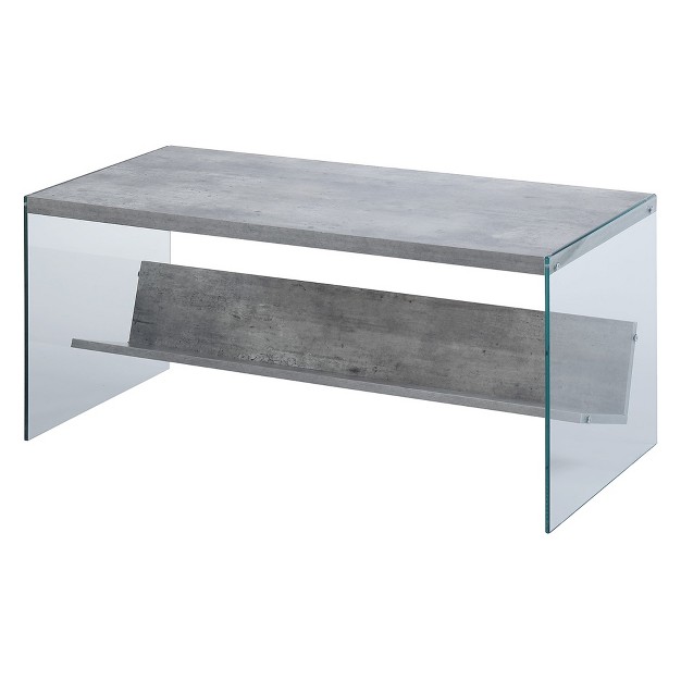 Soho Coffee Table With Shelf Breighton Home