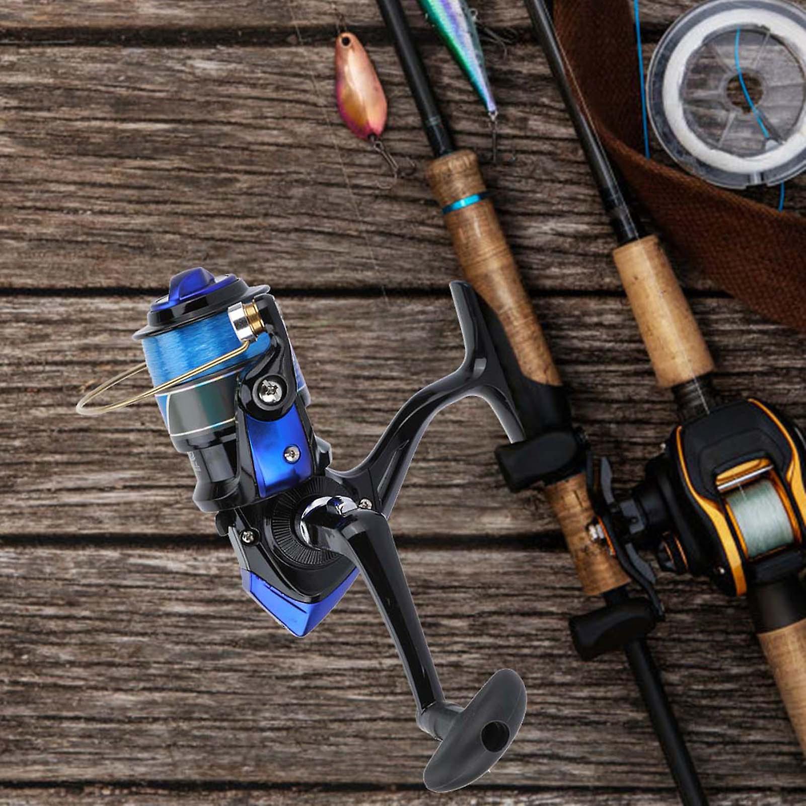 Plastic Spinning Reel Fishing 12bb For Fresh/salt Water Sea Fishing Wheel Yf Series Black5000