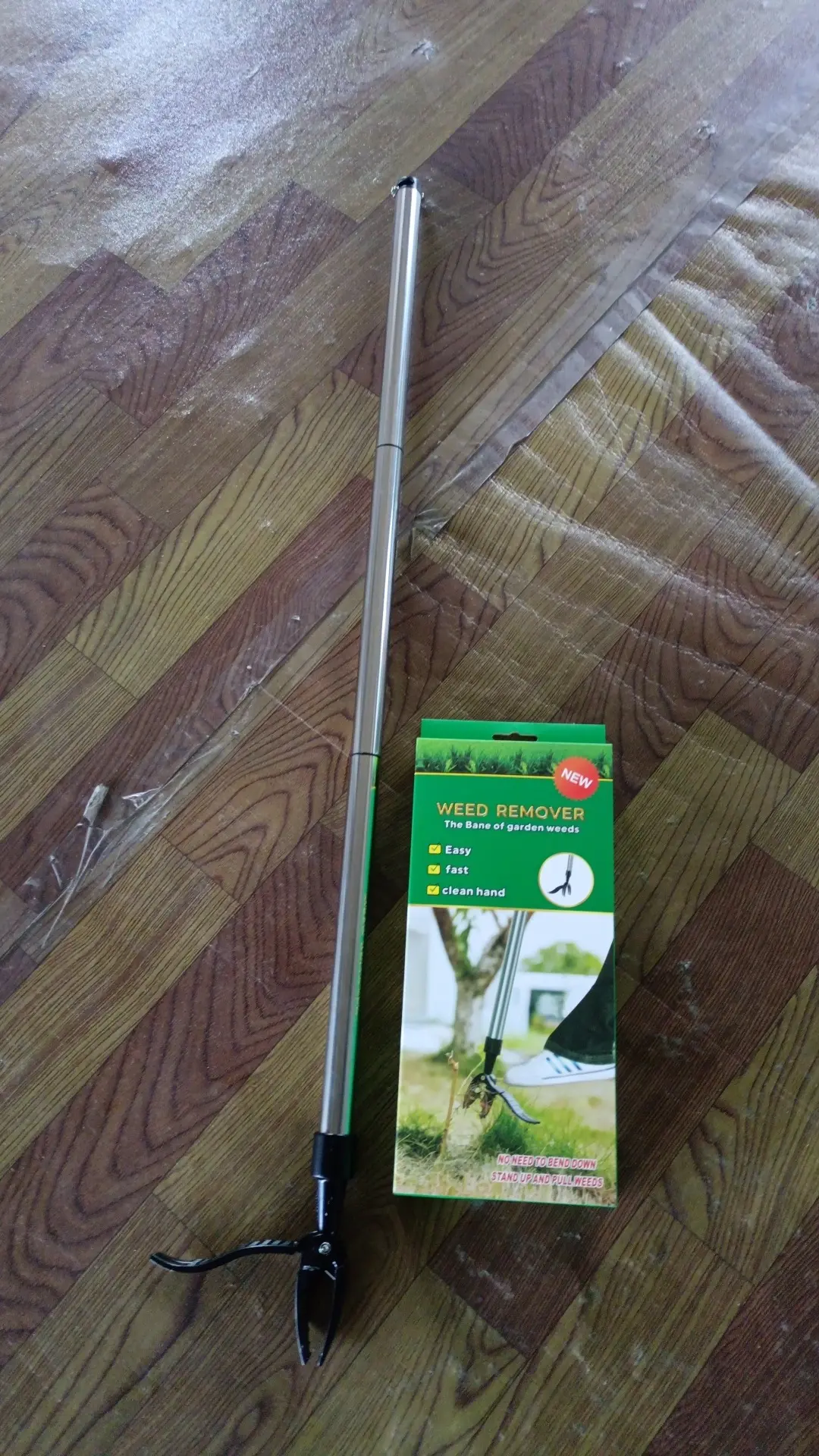 Weed Removal Gardening Tools and Equipment Weed Remover Hoe Standing Weeding Puller Metal Manual Vertical Digging Grass Shovel