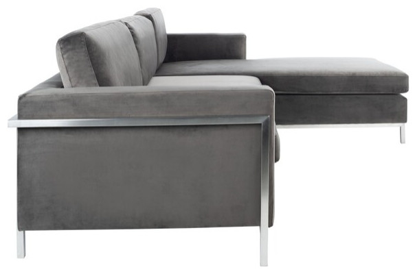 Safavieh Couture Camila Poly Blend Sectional   Contemporary   Sectional Sofas   by Safavieh  Houzz