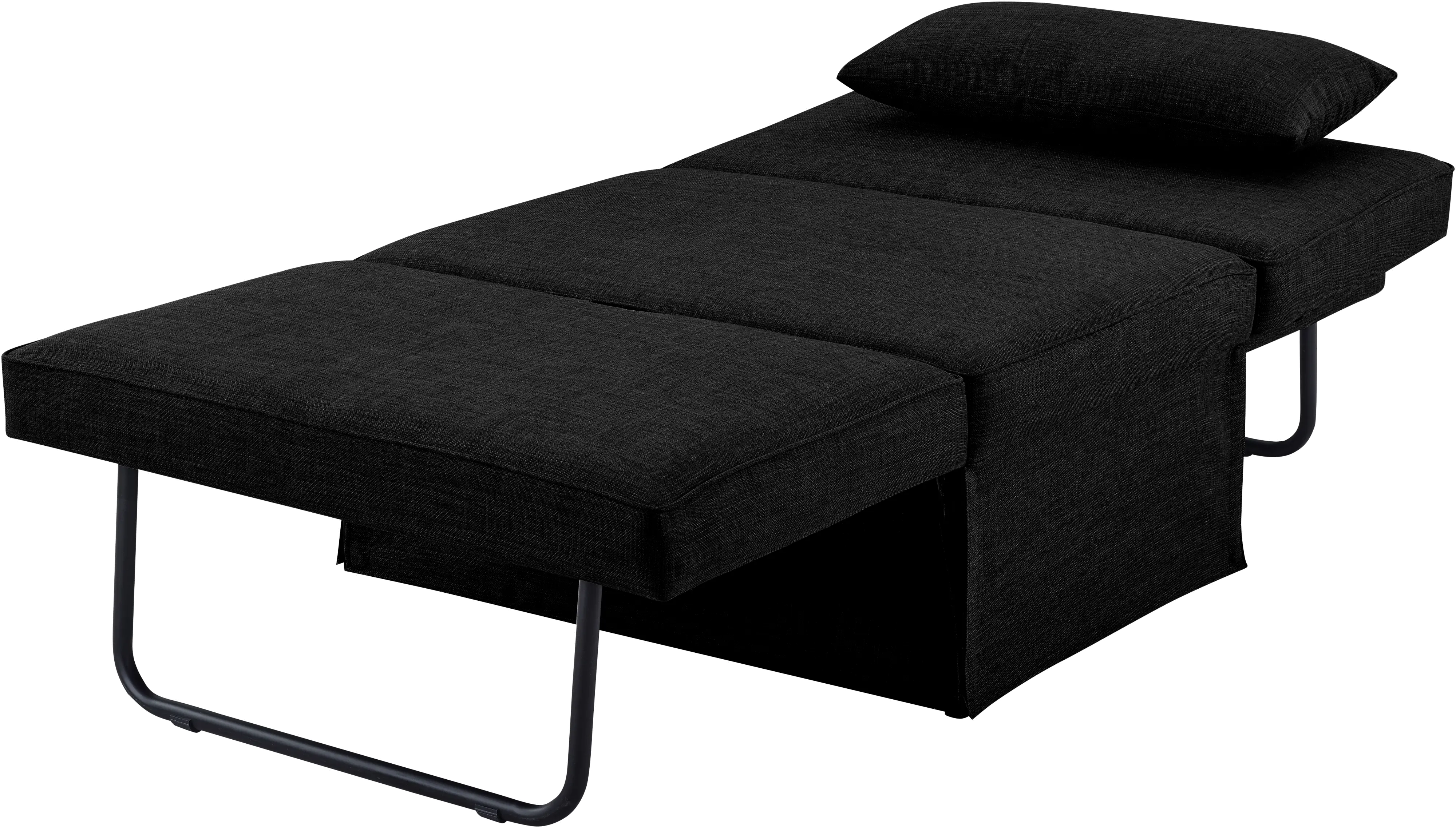 Rori Black Otto-Kube Multi-Positional Ottoman