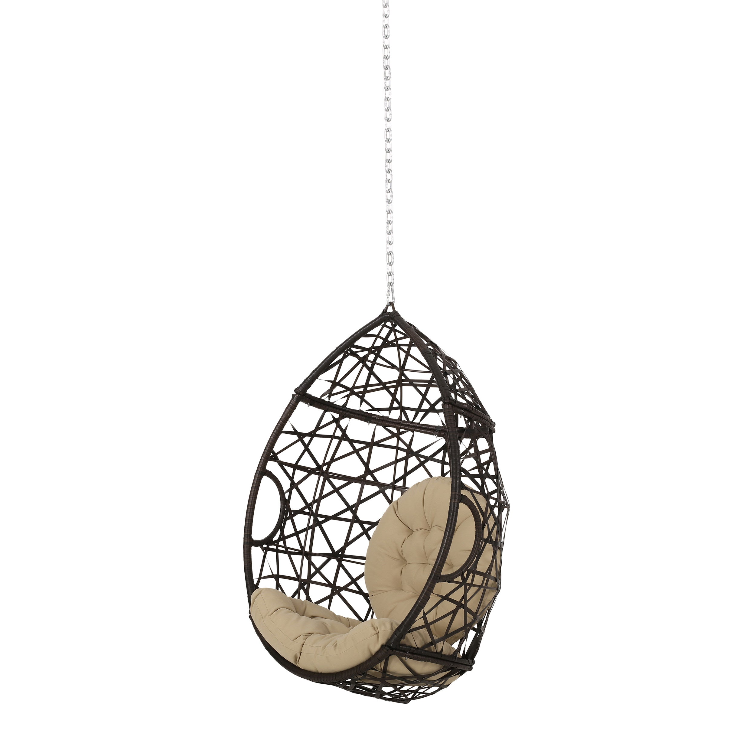 Layden Indoor/Outdoor Wicker Hanging Egg / Teardrop Chair (NO STAND)