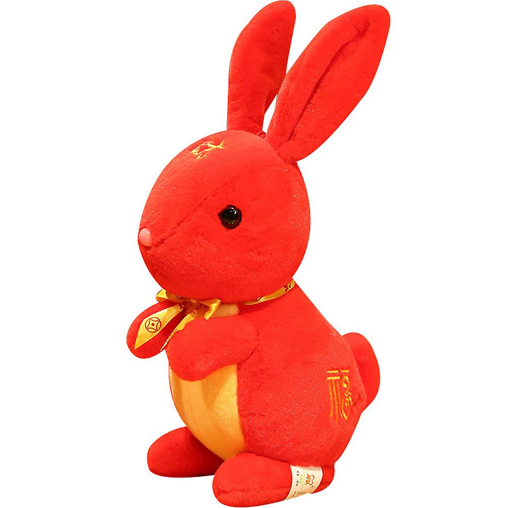 Year Of The Rabbit Doll 25cm Bunny Doll Toy Rabbit Stuffed Toy Mascot Plaything