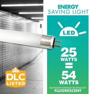 Simply Conserve 25-Watt54-Watt Equivalent 45.8 in. Linear T5 Type A LED Tube Light Bulb Daylight 5000K 25-pack L25T5G50A