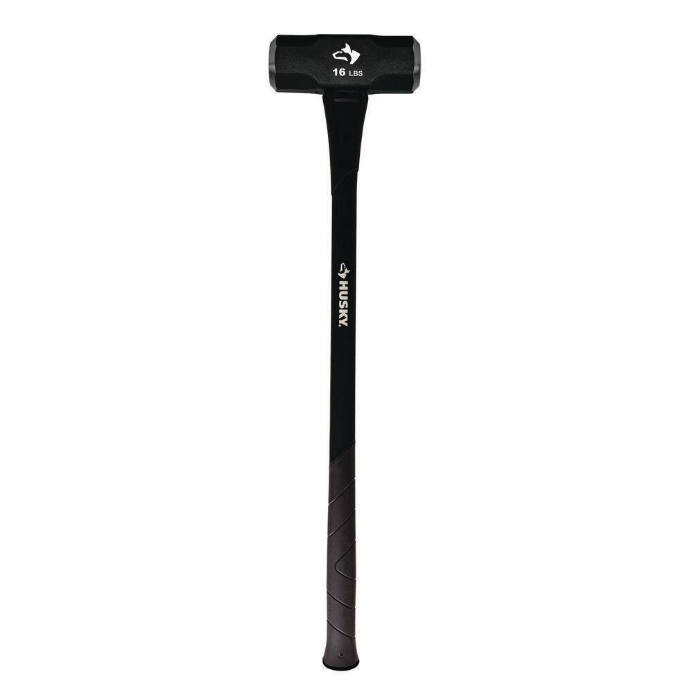 Husky 16 lbs. Sledge Hammer with 36 in. Fiberglass Handle 35302