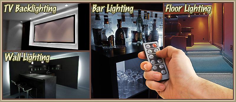 32.8' ft Cool White Bar Liquor Cabinet Wine Cellar LED Backlight Accent On/Off Switch Kit 100V Plug - Sports Memorabilia Bar Theatre Room TV Wine Cellar Dart Board Waterproof 110V-220V