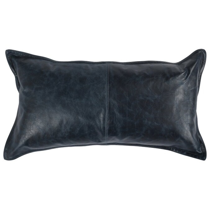 Cheyenne 100% Leather Throw Pillow By Kosas Home