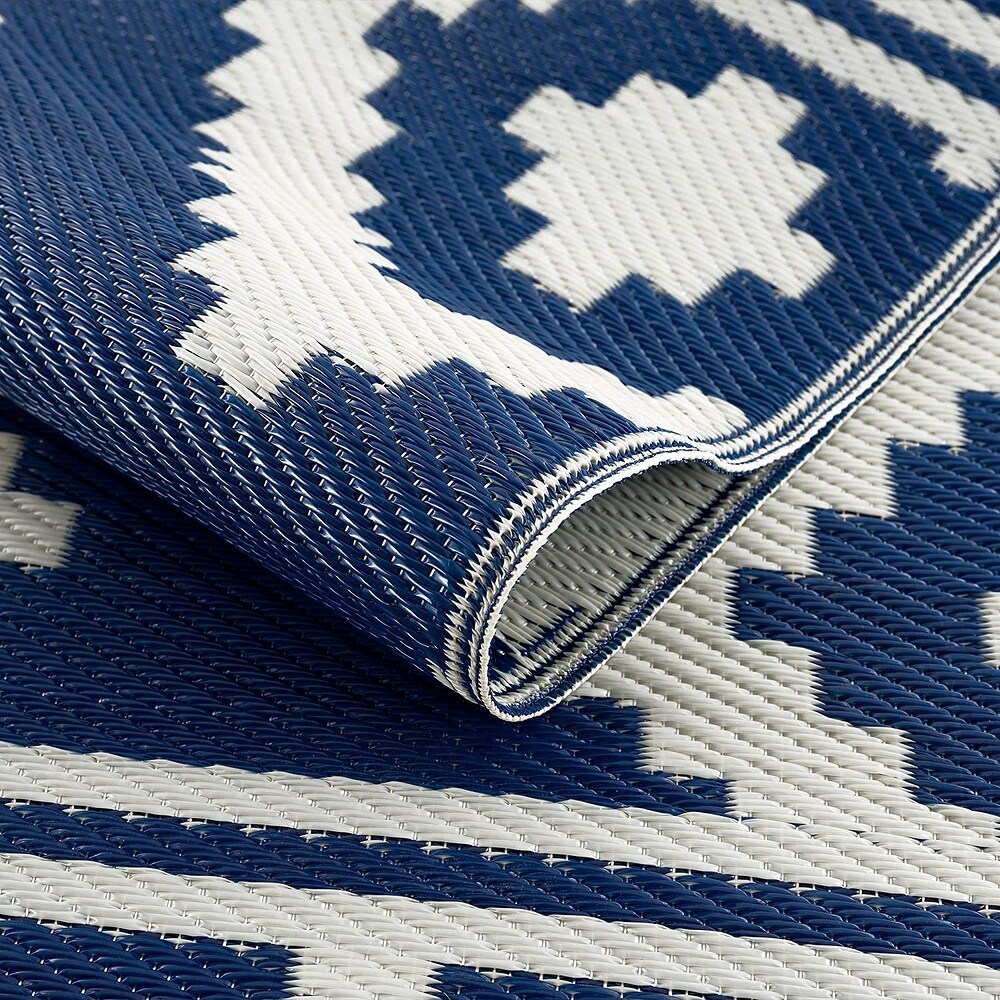 Milan Lightweight Reversible Recycled Plastic Outdoor Floor Mat/Rug