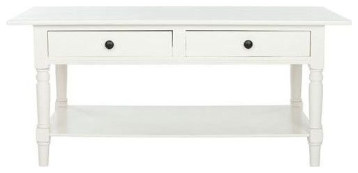 Boris 2 Drawer Coffee Table  Amh5706C   Traditional   Coffee Tables   by BisonOffice  Houzz